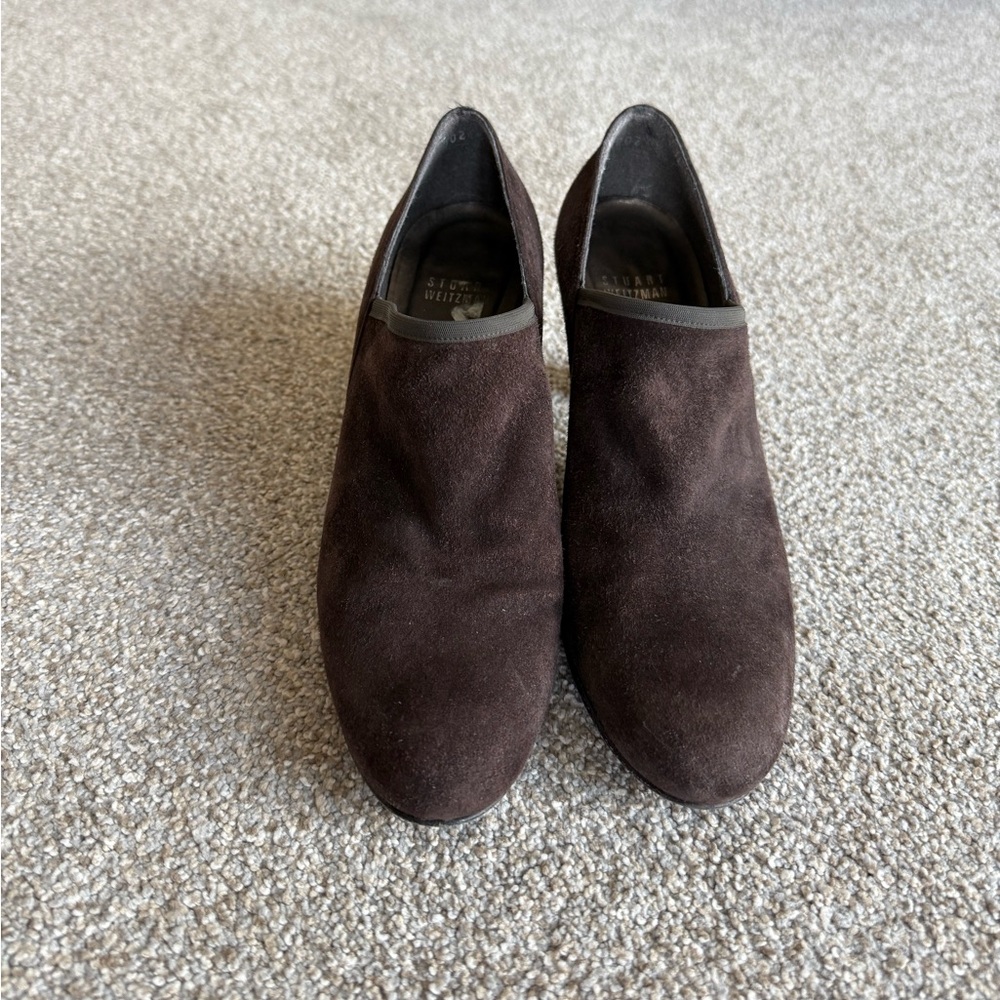 Stuart Weitzman Brown Suede Women's Shoes